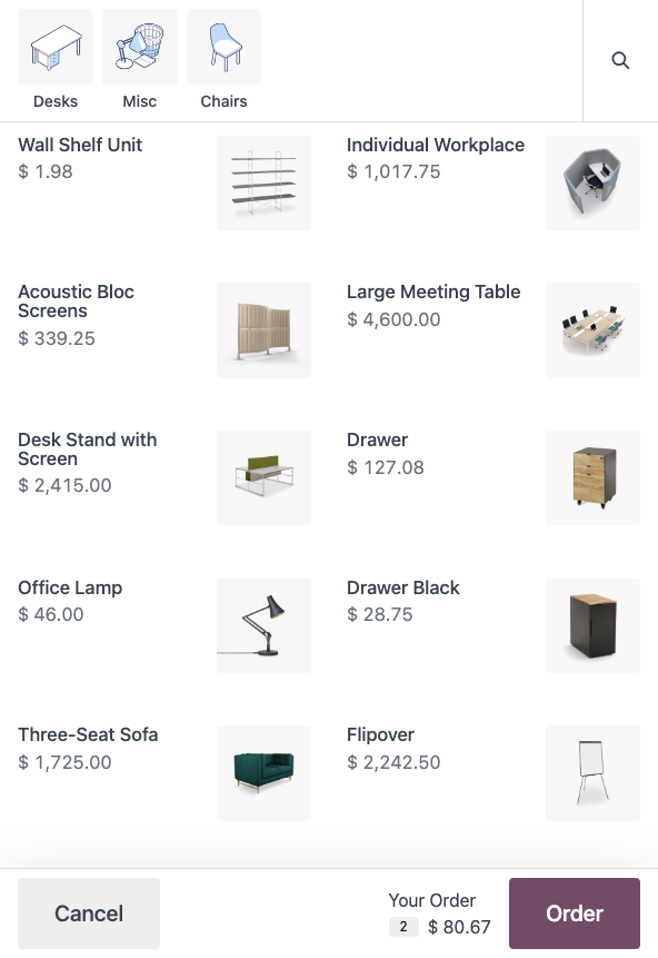 Borne self-service Odoo : le client commande seul